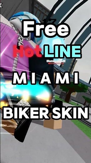 Free Hotline Miami Biker skin!🏍️🪖 #roblox #hotlinemiami2wrongnumber #hbg