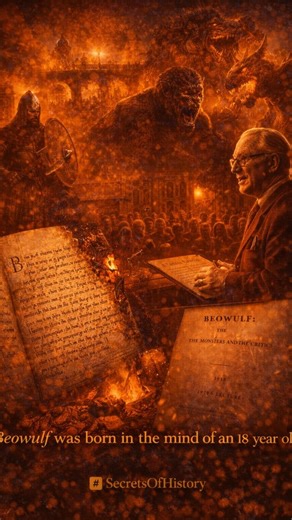 Secrects Of History on Instagram: "Read more here 👇 The Beowulf manuscript survived almost a thousand years. It survived Viking raids. It survived the Norman Conquest. It even survived a catastrophic library fire in 1731 that scorched its pages and burned its edges black. But it nearly died from something far more dangerous than fire or war. Indifference. For centuries, scholars knew the manuscript existed — but they didn’t care. When it was finally published in 1815, almost no one read it. Thr