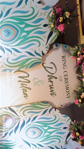 ✨ Stunning Engagement Decoration Setup 💍 | Ring Ceremony Decoration by A1 Event 🎉