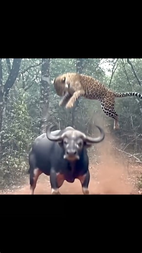 buffalo v.s. leopard