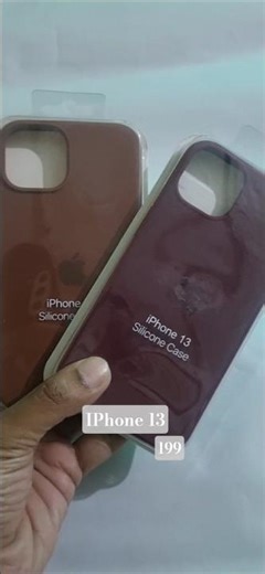 iPhone 13 Silicone Case – Clean & Classy 🔥 199 #iphone13