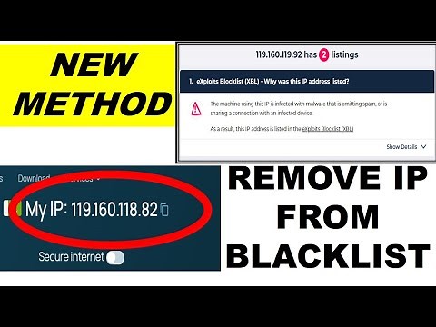 How To Remove IP Address From Blacklist | New Method