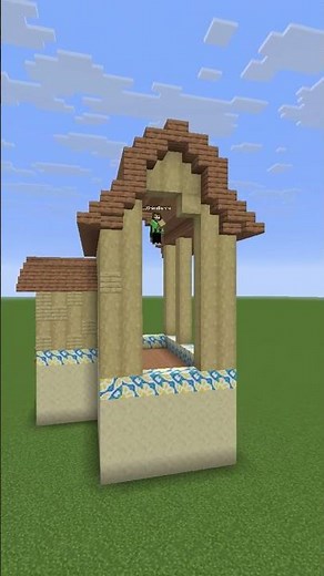 Sandstone & Birch House in Minecraft #minecraft #gaming #minecraftbuilding #minecrafttutorial