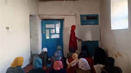 Afghan woman deplores loss of girls' education