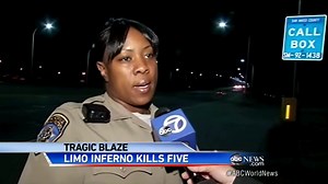 Limousine Bursts Into Flames on Highway, Kills Five Women