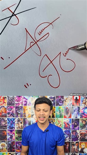 JollyForever on Instagram: "How to Sign the Letter J Here’s a simple way to sign the letter J! Perfect for beginners #reelsvideo #sign #signature #letterj #art #handwriting #jollyforever"