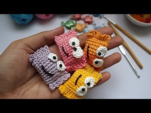 Very easy crochet candy tutorial #crochettutorial #candy #crochetpatterns