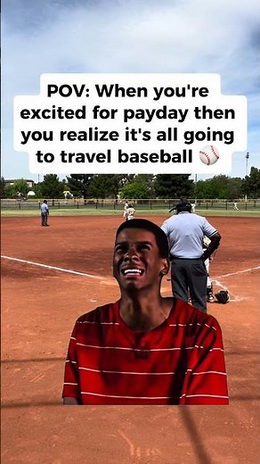 The travel baseball struggle is REAL 😭⚾️ #funny #youthbaseball #travelbaseball