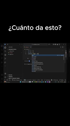 JavaScript suma mal… hasta que hacés esto 😵🔥