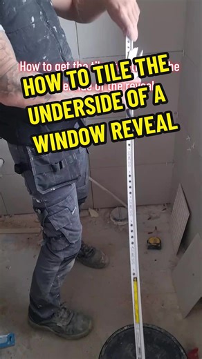 How to Use Suction for Tiles on Window Reveal