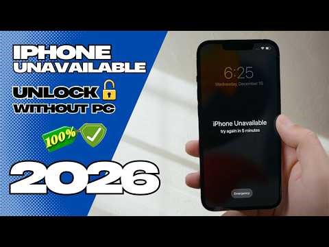 iPhone is Unavailable! All iphone Unavailable Lock Screen Fixed Without Computer 2026