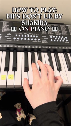 🎹Hips Don’t Lie - Shakira 🤍 #Jesuslovesyou #JesusisKing #fypシ #gift #piano #pianist #tutorial