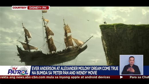 16K views · 480 reactions | Balik musika ang singer-songwriter na si Jason Mraz. Dream come true naman para sa 2 Hollywood stars ang pagganap bilang Peter Pan at Wendy sa live action remake ng 'Peter Pan and Wendy.' #StarPatrol KAUGNAY na ulat: https://news.abs-cbn.com/entertainment/05/02/23/disney-review-new-peter-pan-film-defined-by-diversity | TV Patrol | Facebook