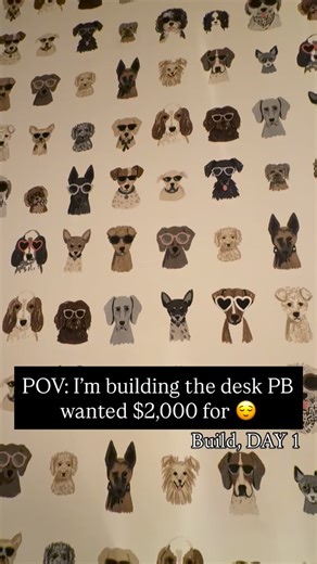 The price tag tried me. So I built it. 💅 Pottery Barn dupe desk, powered by Menards rebates only. Part 2 reveal is coming. #DIYHomeProjects #HomeOfficeSetup #menards #MenardsFinds #DIYPotteryBarn | Kelsey Morgan Jarboe