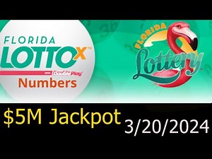 Florida Lotto Winning Numbers 20 March 2024. Today FL Lotto Drawing Result Wednesday 3/20/2024