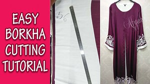 Borka Cutting | How to Burka Cutting and Stitching | Afyrah Fashion | Nubayaan