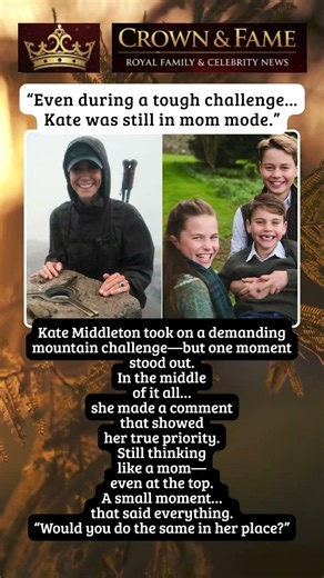 Kate’s Mom Mode Moment 💙👑