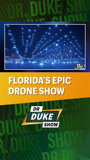🇺🇸Florida Showcases Epic Drone Show To Celebrate Trump #drones #DonaldTrump #DrDukeShow | FreedomProject