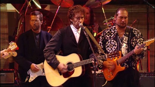 Bob Dylan performs My Back Pages at his 30th anniversary concert - video