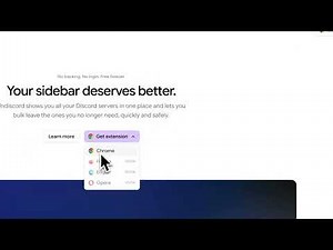 Undiscord: Bulk leave Discord servers