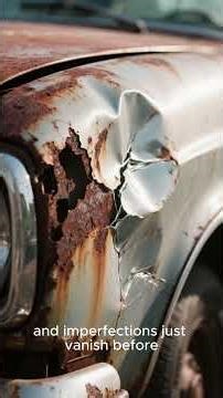 The Magic of AI: Rusty Car Transformed into Showroom Perfection #performancecars #vintagecars#shorts