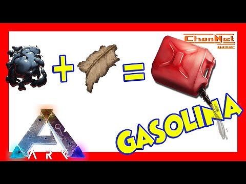 ARK: Como hacer GASOLINA en ARK SURVIVOL guia tutorial