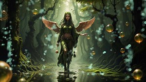 Fantasy, Angel, Mystical. Free Stock Video