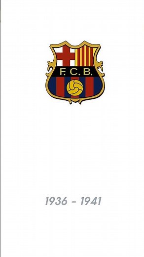The Evolution of the FC Barcelona Logo | From 1899 to Today #barcelona #fcbarcelona