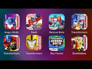 Angry Birds Transformers,Transformers Rescue Bots Disaster Dash,Bumblebee Overdrive,Earth Wars