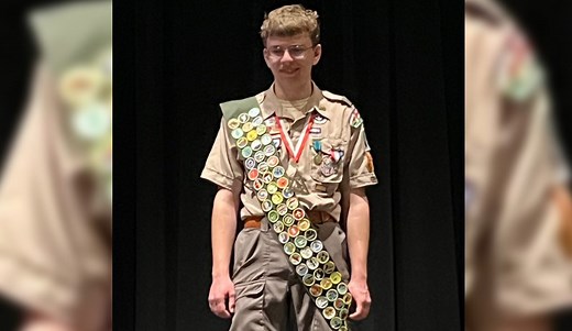 Eagle Scout earns all 141 merit badges