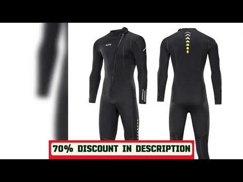 A must-have product! 3MM Neoprene Wetsuit Men Surf Scuba Diving Suit Equipment Underwater Fishing