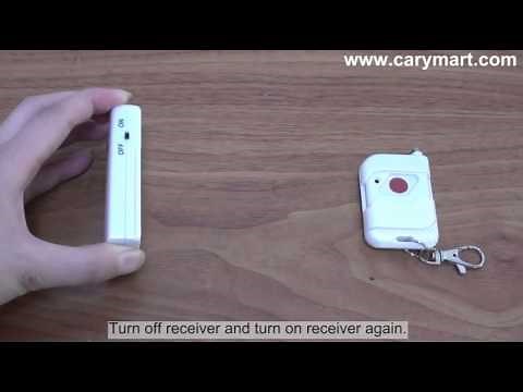 RF Wireless Vibration & Beep Tri-mode Remote Control Kit Directions