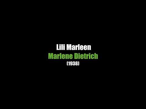 Lili Marleen (GER) | LYRICS | Marlene Dietrich | 1938