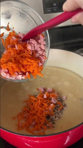 Wild Rice and Ham Soup🥣 #soup