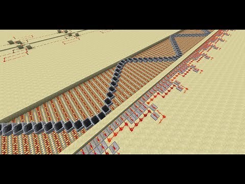 Minecart Wave Machine in Minecraft