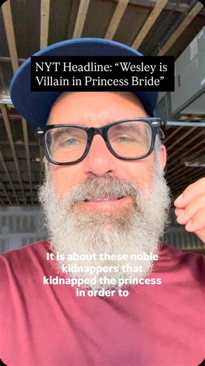 David Moritz | “Princess Bride” is heartwarming story of noble kidnappers trying to provoke a just war with their peaceful neighbors. Spoiler Alert:... | Instagram