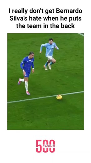 FACTS | SPORTS on Instagram: "The post highlights a defensive clip from Manchester City's January 4, 2026, win over Chelsea, where Bernardo Silva dives to block a shot from Noni Madueke, showcasing his commitment amid fan frustrations over City's winless start to 2026. Criticism of Silva stems from City's 1-1 draw against Brighton on January 7, where he missed key chances, leading to accusations of declining creativity and poor output (0 goals/assists in last 3 PL games), though defenders praise