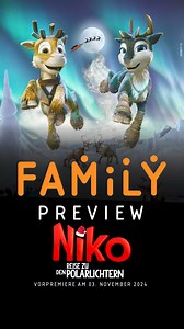 Erlebt NIKO - REISE ZU DEN POLARLICHTERN am 03. November noch vor dem offiziellen Filmstart bei uns in der FAMILY PREVIEW. 🦌🧡 Jetzt Tickets sichern: https://fcld.ly/niko-reisezudenpolarlichtern 🎟 | CinemaxX