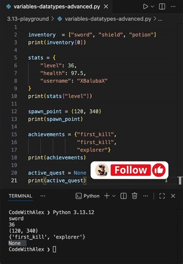 Python Advanced Data Types Explained