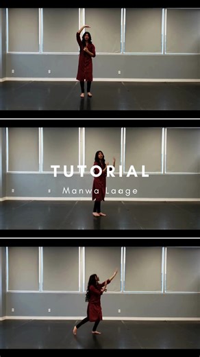 Here’s a sneak peak of the Manwa Laage tutorial. Visit our website to download the full free tutorial. #dancetutorial #dance #bollywooddance #smallbusiness #danceclass #semiclassical #manwalaage