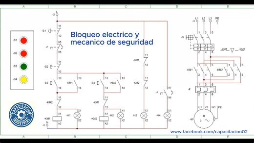 Motor trifasico con cambio de giro | Capacitacion Industrial