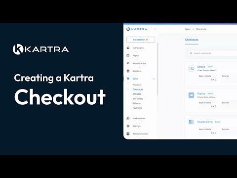 How to create a Kartra Checkout | Kartra Tutorial