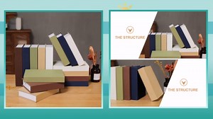 Simulation Book Decoration - 3 Pcs Faux Book Stack for Home Office and Coffee Shop Decor Ideal for Shelves and Tables 9.45X6.3X1.4 Inches (Pack of 2)