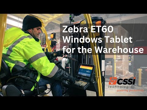Zebra ET6 Windows Tablet - Ideal for the Warehouse