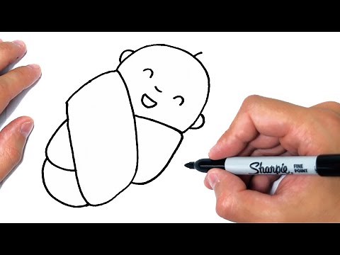 Como dibujar un Bebe Kawaii