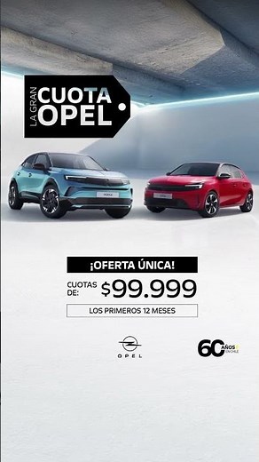 Comodidad y tecnología que solo Opel te puede entregar, ¿damos una vuelta? 😎.​