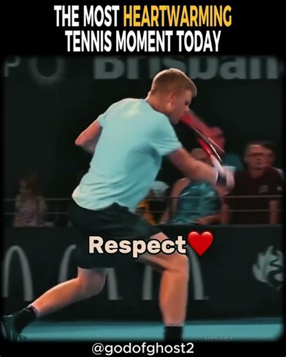 The most HEARTWARMING tennis of today! #shorts
