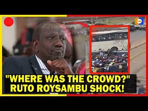 Shocking Roysambu Humiliation: Ruto’s “Ghost Crowd” Sparks WanTam Wave as Opposition Rallies Surge