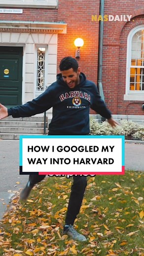 How I Googled My Way Into Harvard #nasdaily #people #harvard #reels #fyp #education