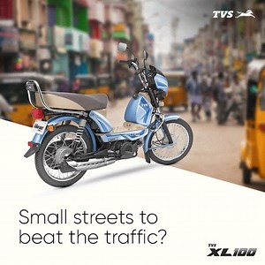 2.1K views · 696 reactions | With TVS XL100 Comfort, taking shortcuts is not uncomfortable anymore! #TVSXL #TVSXL100 #TVSXL100Comfort #EasyRideEveryday #EasyStart #SafeRides | TVS XL | Facebook